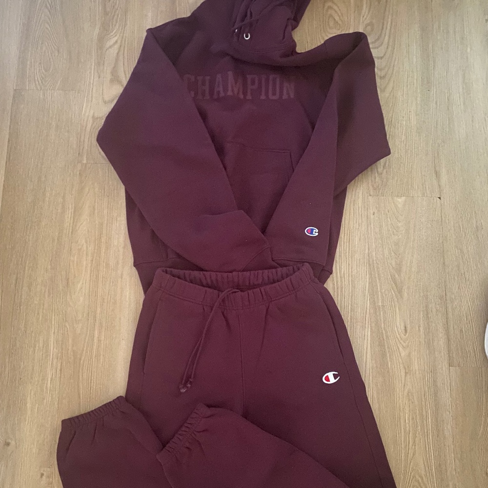 Champion Hoodie and Sweatpants nwot